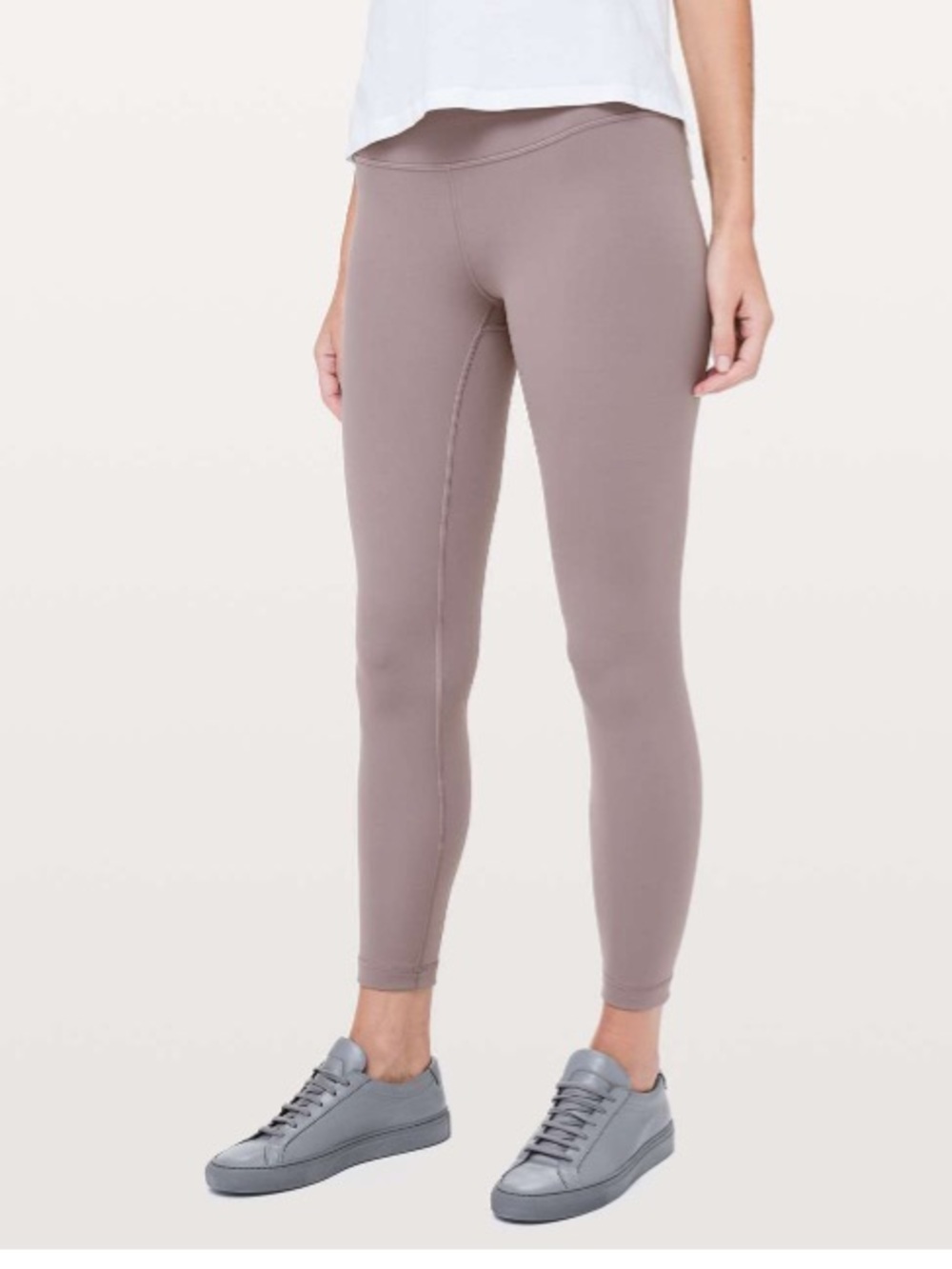 Lululemon Grey Wunder Under Hi-Rise Run Gym Lift Athleisure Workout Legging 8